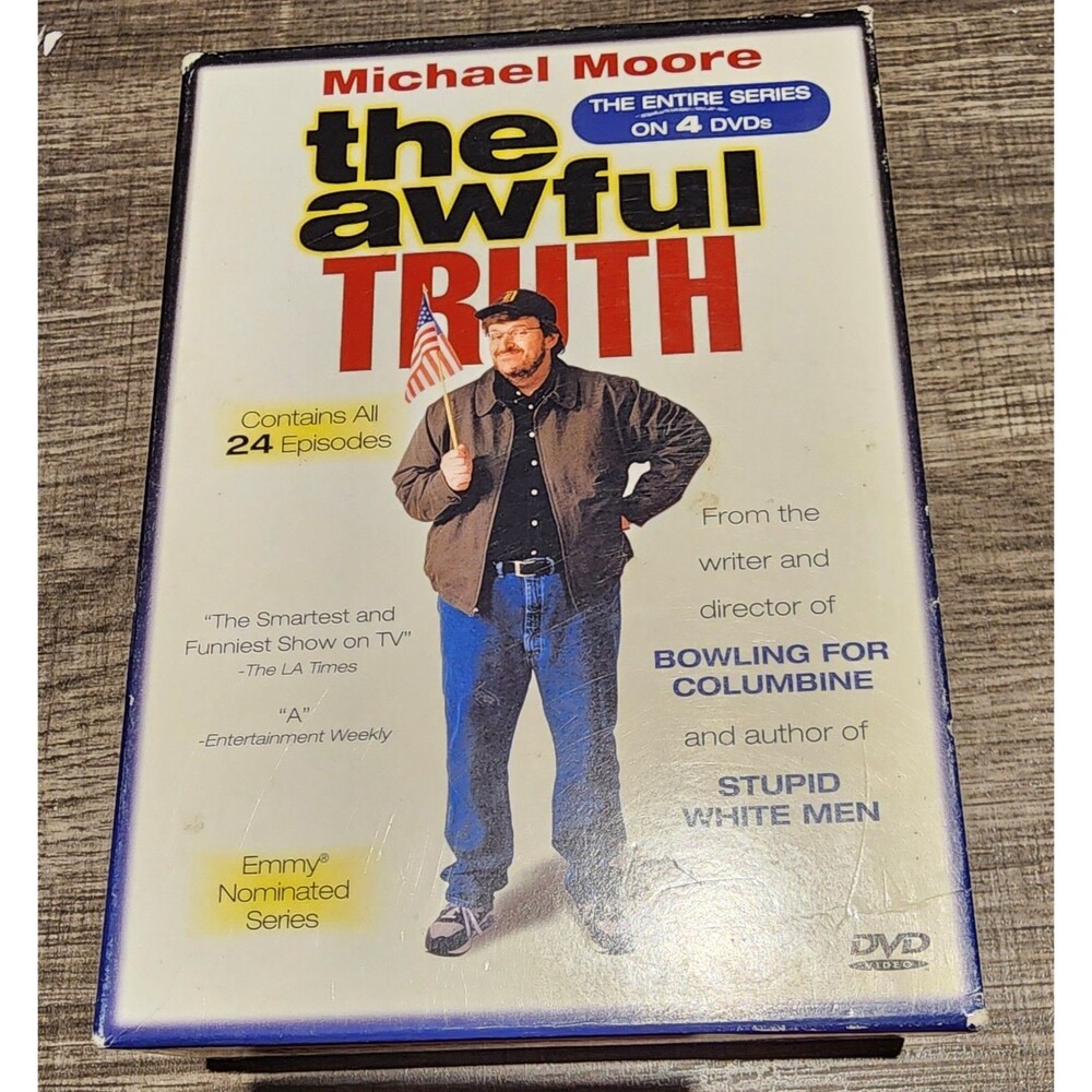 The Awful Truth Entire Series DVD Michael Moore 4 Disc Boxed Set